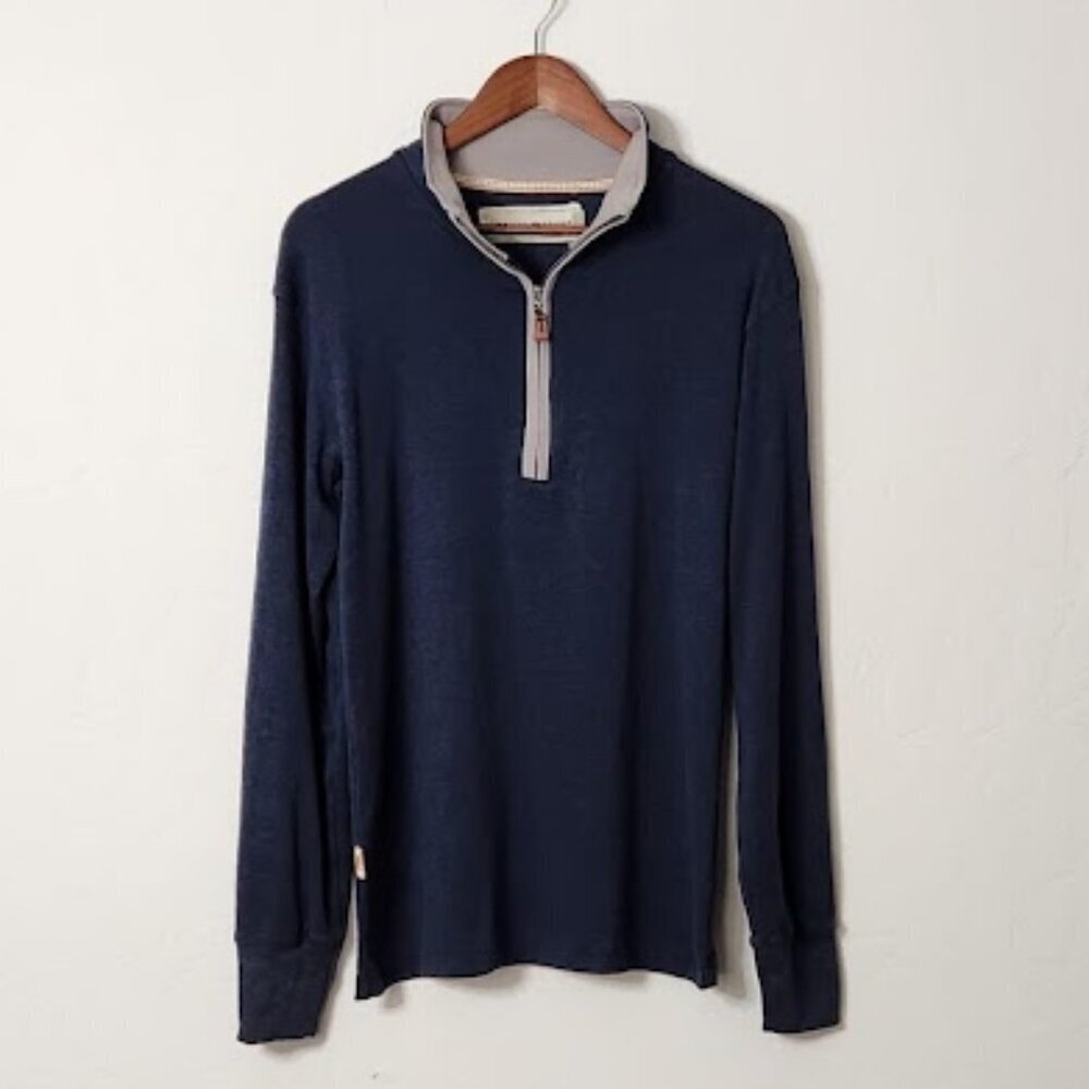 The Normal Brand Men's 1/4 Zip Pullover Size Medium